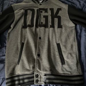 DGK mens button up sweatshirt size 2XL